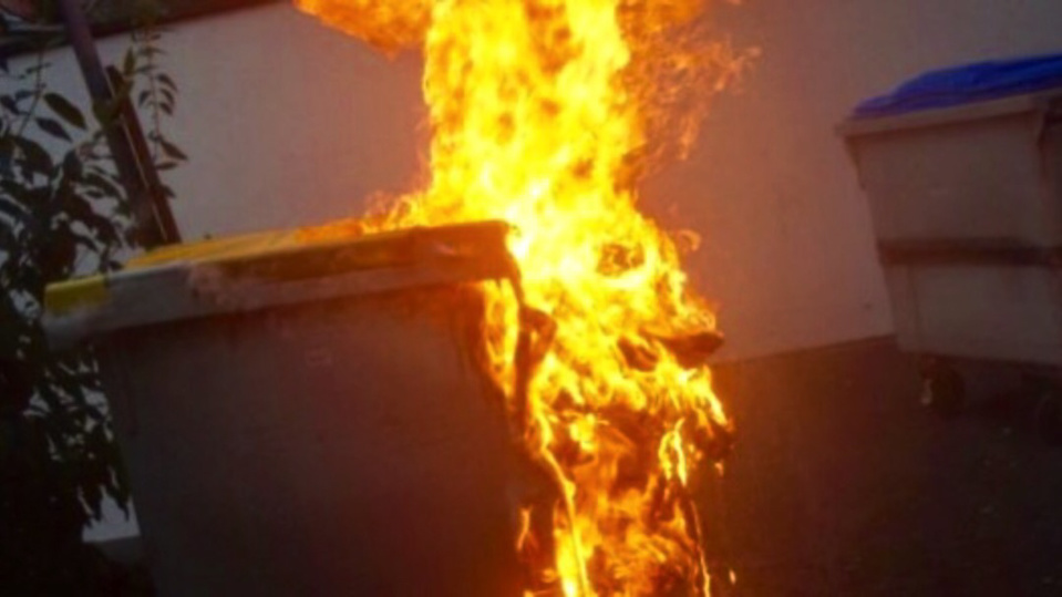 Les conteneurs ont été entièrement détruits - Illustration