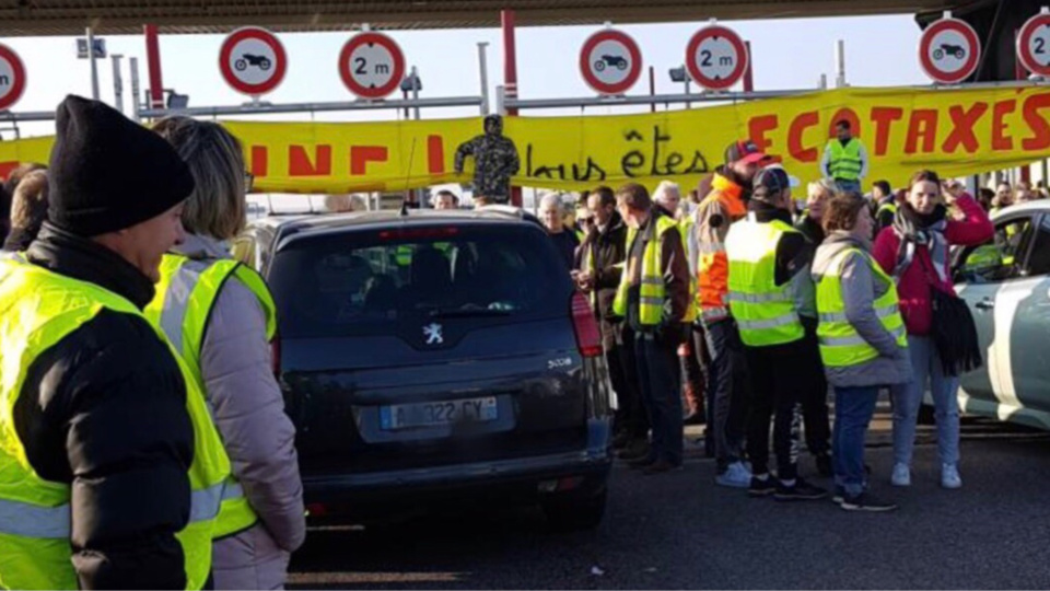 Les des opérations au péage de Buchelay, les gilets jaunes se retrouvaient à leur cabane, lieu du rassemblement - Illustration