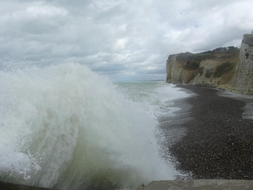 Prudence sur le littoral, recommande la préfecture maritime - photo@ Isabelle Compagnon / Facebook