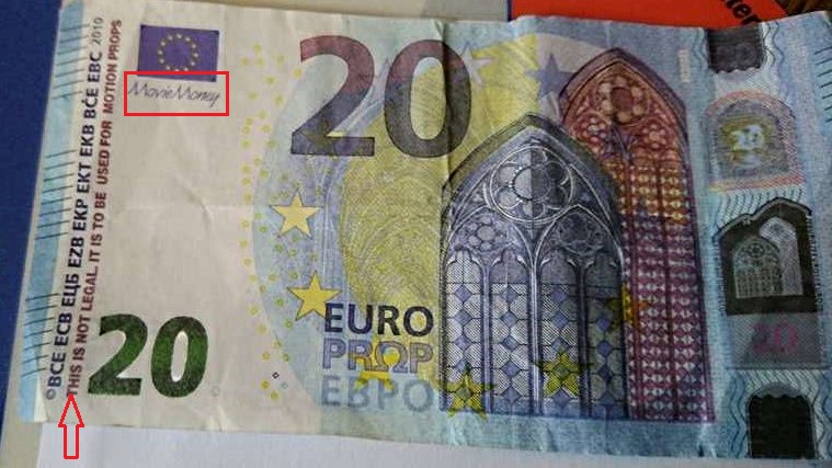 Un Faux Billet Movie Money Intercepte Pres De Rouen Une