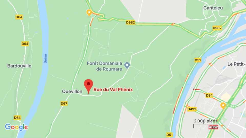 Une femme retrouvée morte près de sa voiture ce matin à Quevillon, en Seine-Maritime 
