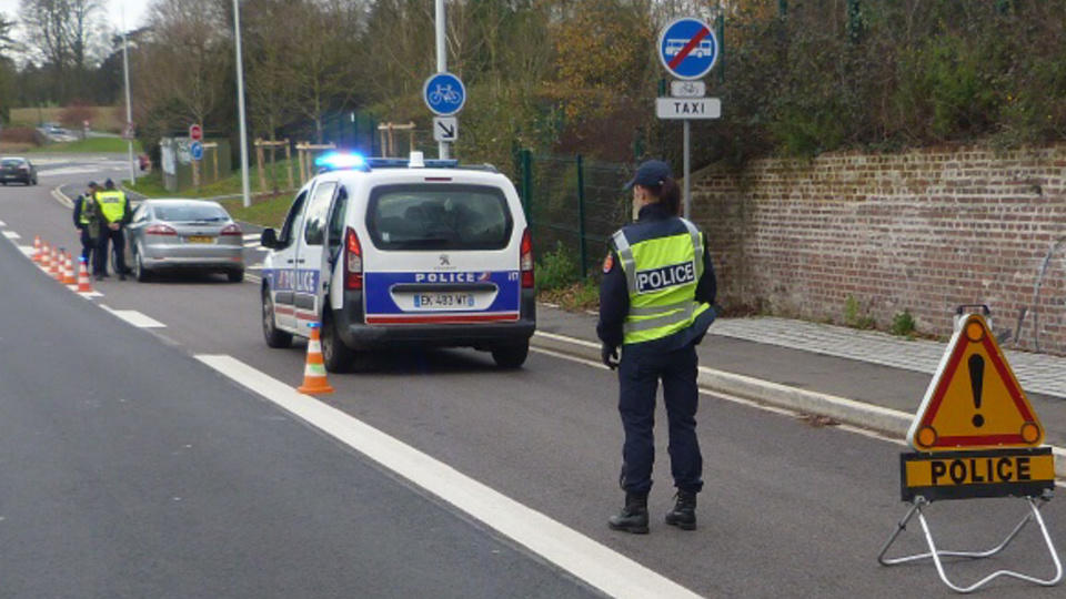 110 conducteurs ont été sensibilisés lors de l’opération mise en place à Bois-Guillaume - Photo @ DDSP76