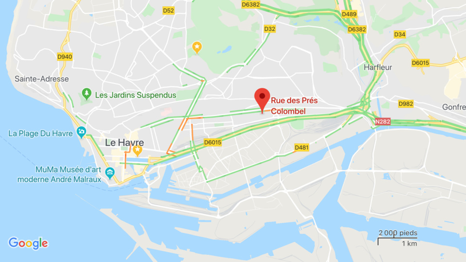 Une septuagénaire hospitalisée en urgence absolue après un accident de la circulation au Havre 