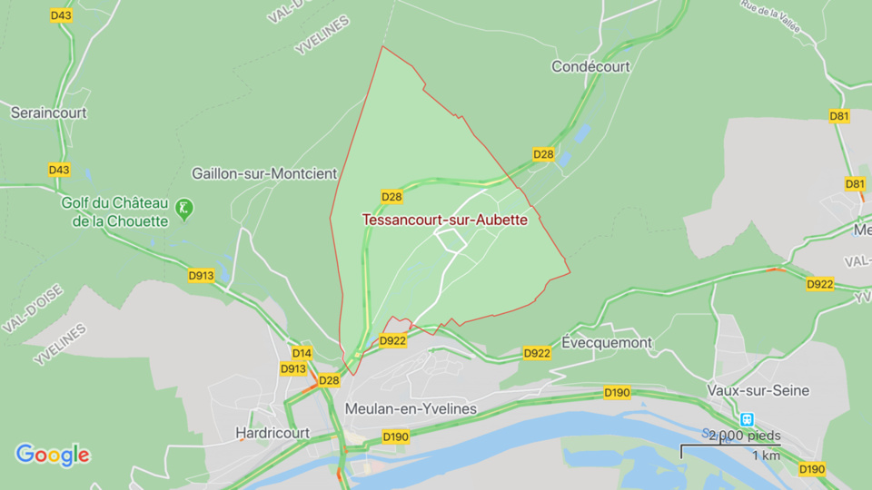 Face-à-face entre un bus et une voiture : trois blessés légers à Tessancourt-sur-Aubette (Yvelines)