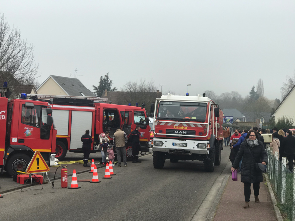 Les enfants ont pu monter à bord des engins - Photo @ InfoNormandie