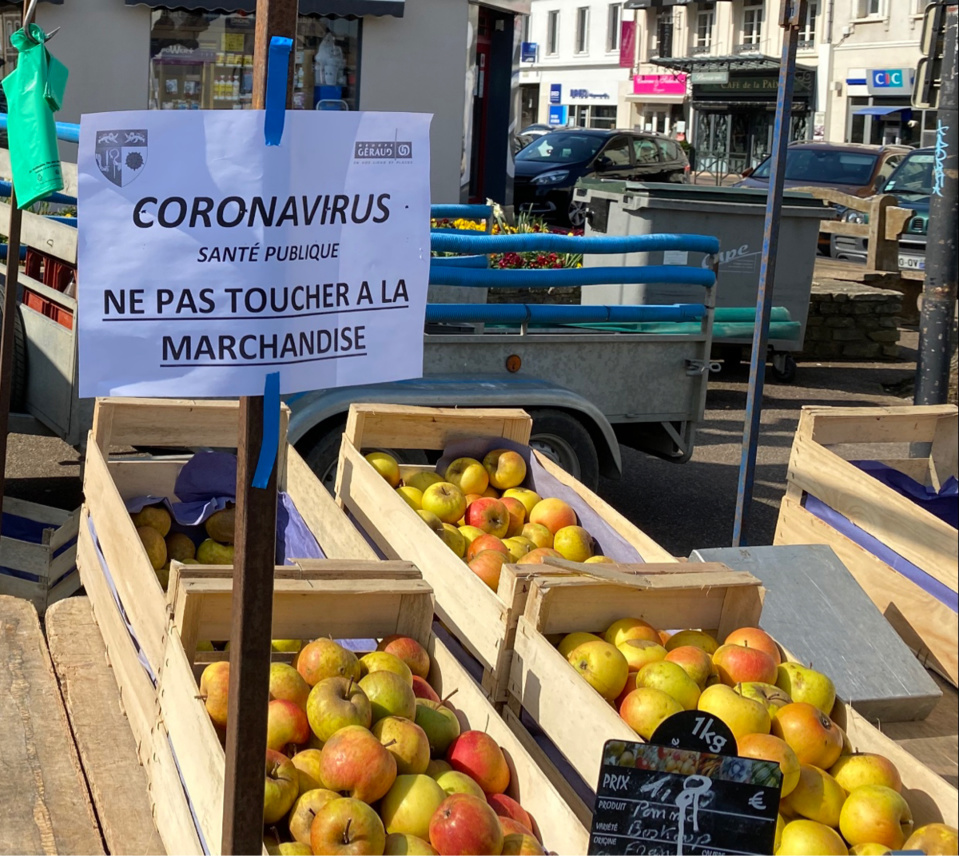 Les commerçants imposent eux-mêmes des règles de sécurité à leurs clients - photo @ infoNormandie