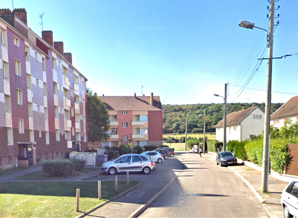 La rue des Séquoias, à Caudebec