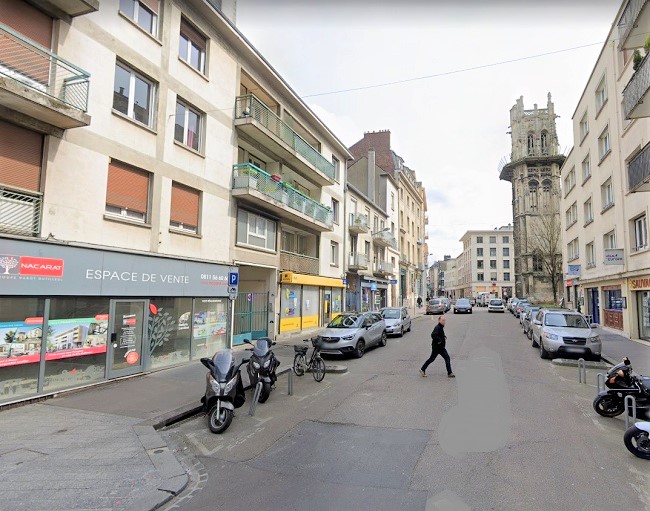 La rue aux Ours, dans le centre ancien de Rouen  illustration © Google Maps