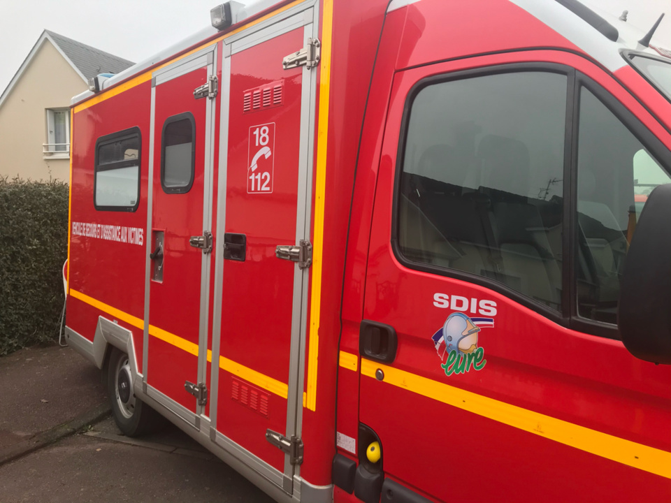 Les blessés ont été transportés par les sapeurs-pompiers à l'hôpital local - Illustration © infoNormandie
