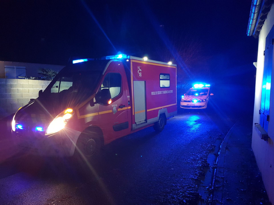 La victime a été placée dans un coma artificiel et transportée par les sapeurs-pompiers au CHU de Rouen - Illustration