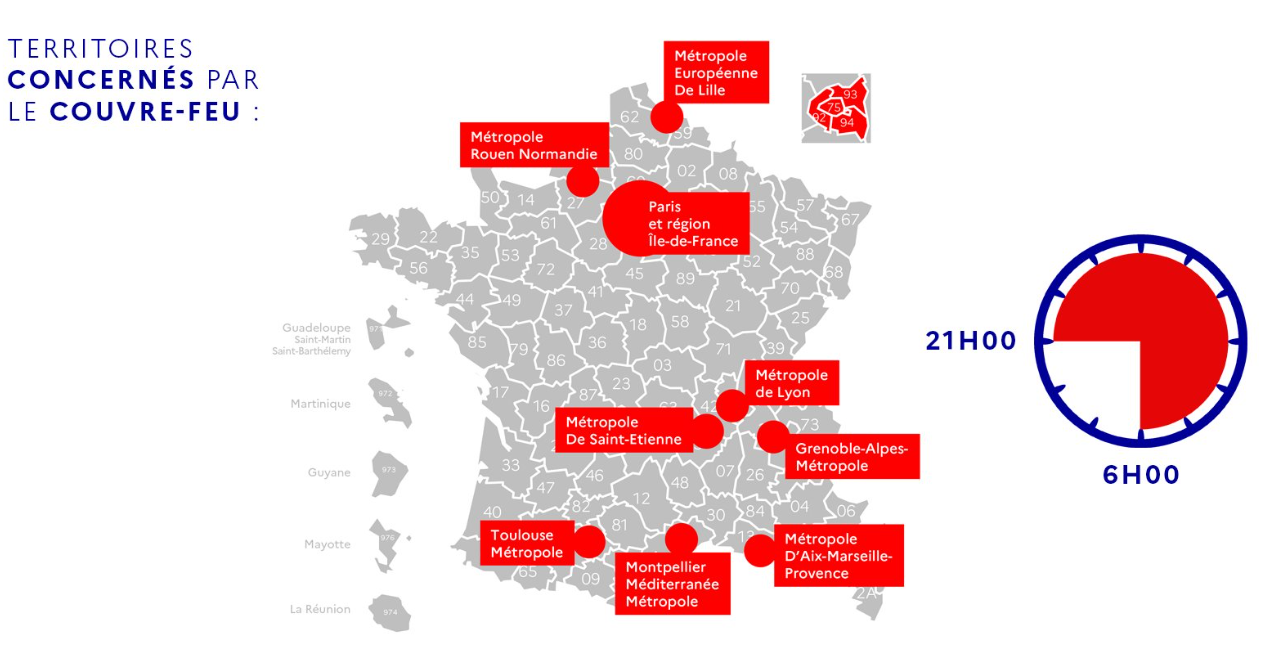 Covid-19. Un couvre-feu instauré dès samedi dans la métropole de Rouen 
