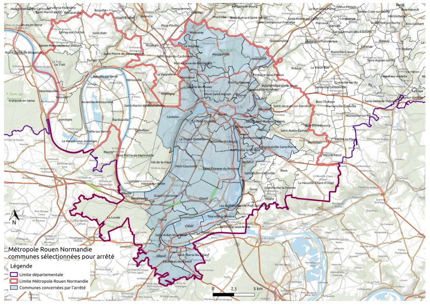 33 communes de la métropole de Rouen sont concernées par le couvre-feu