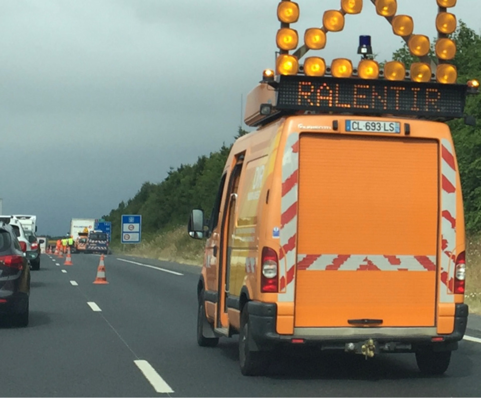 L'autoroute a été fermée dans les deux sens durant une heure et demie - Illustration © infoNormandie