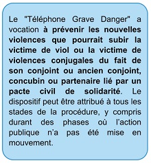 Le Havre : son ex-conjoint la gifle et la bouscule, elle active son "téléphone grave danger"