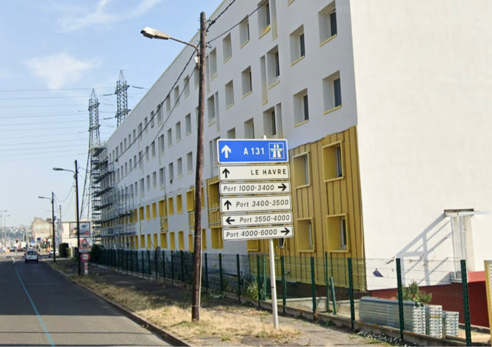 Le foyer Adoma, boulevard de Graville au Havre - illustration