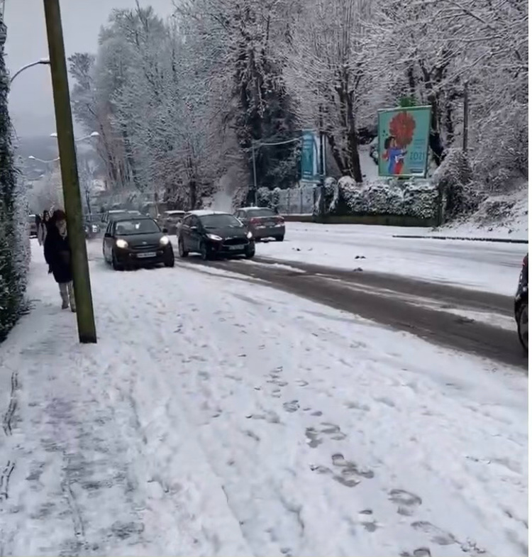 Les rues sont glissantes ce matin dans l'agglomération de Rouen -