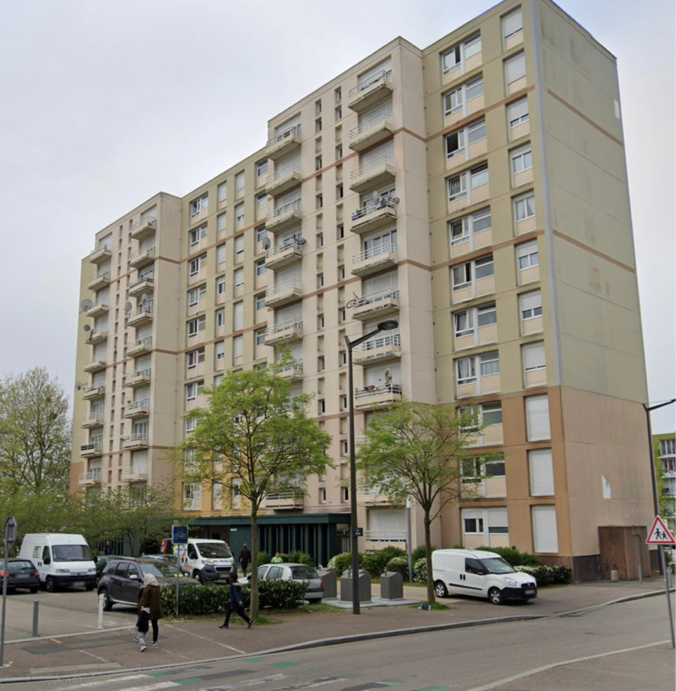 L’homme était retranché dans son appartement au 6e étage de l’immeuble Pléiades qu’il menaçait de faire exploser - Illustration @ Google Maps