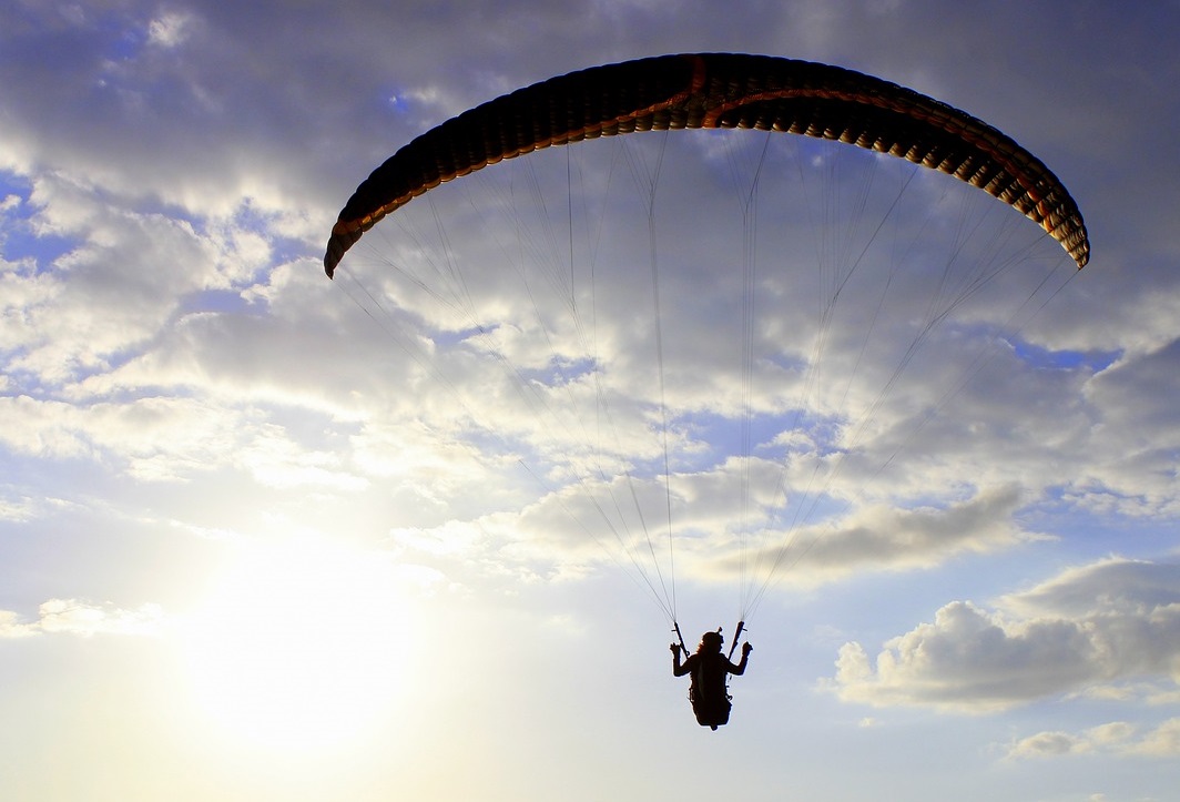 La voie du parapente s'est accrochée aux branches d'un arbre à 15 m de hauteur - Illustration © Pixabay