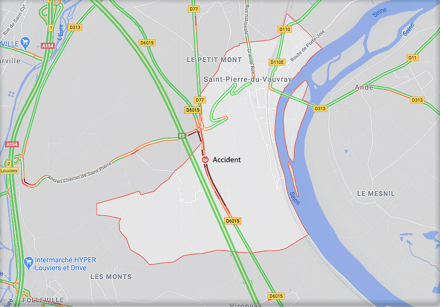 Eure : face-à-face mortel entre un semi-remorque et une voiture à Saint-Pierre-du-Vauvray 