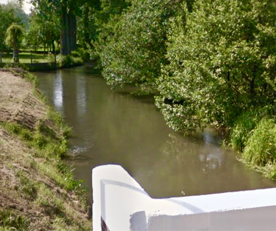 Le produit phytosanitaires s’est répandu dans l’Eaulne - illustration @ Google maps