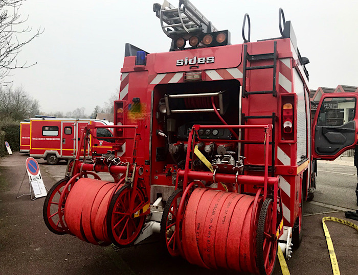 Les sapeurs-pompiers sont intervenus avec cinq engins - Illustration @ infoNormandie