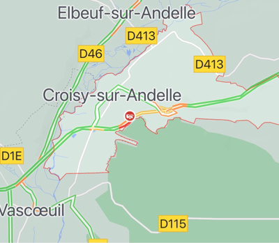 Accident en Seine-Maritime : la N31 coupée et déviée dans les deux sens à Croisy-sur-Andelle