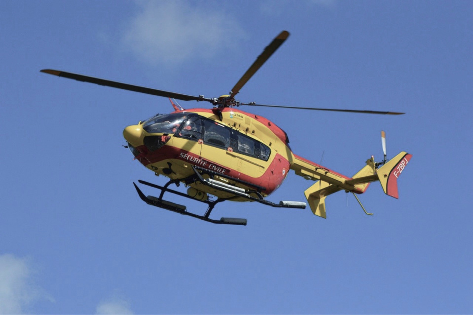 L’adolescent de 14 ans a été transporté par hélicoptère vers les urgences pédiatriques du CHU de Rouen - illustration