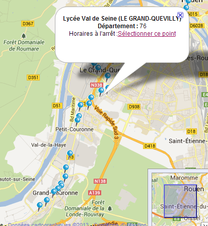 C'est à la station Lycée Val de Seine, sur la ligne n°6 qui dessert Rouen Beauvoisine et Grand-Couronne, que les faits décrits par la victime se sont produits