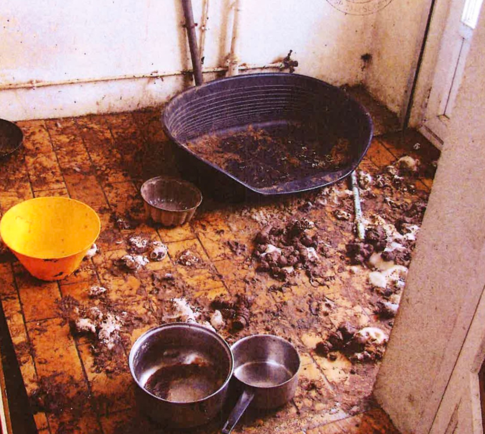 « Le sol était très sale et jonché d’excréments séchés et moisis »