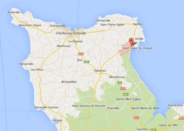 Quettehou est une charmante station balnéaire située près de Saint-Vaast-la-Hougue sur la côte est du Cotentin