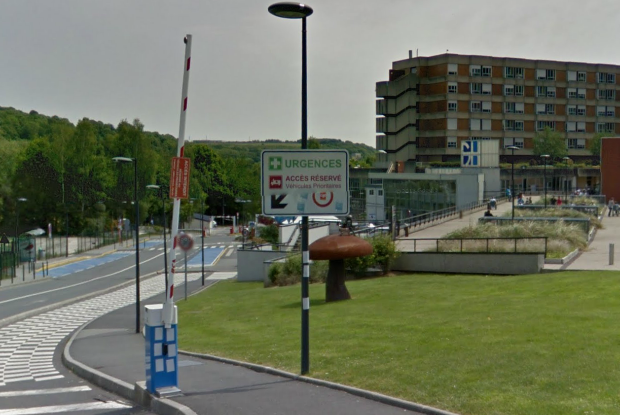 La victime dont le pronostic vital est engagé a été hospitalisée aux urgences à Jacques Monod (@Google Maps)