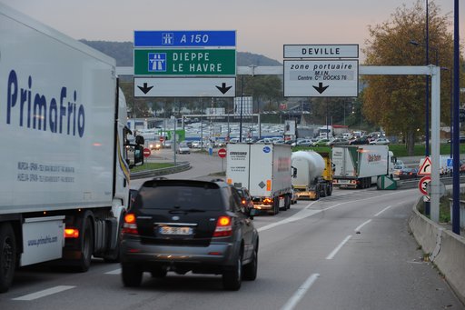 Au moindre accident sur l'A150, la ville de Rouen en subit les conséquences (Photo DR)
