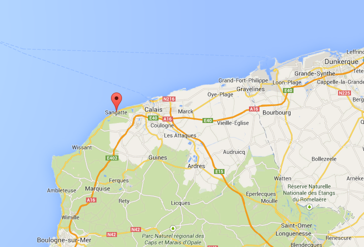 Sécurité maximum pour une opération de déminage à Sangatte