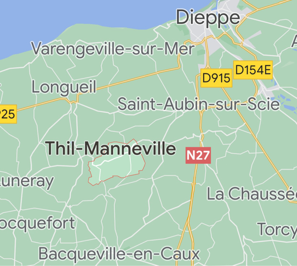 Un incendie ravage un hangar agricole ce matin à Thil-Manneville, en Seine-Maritime 