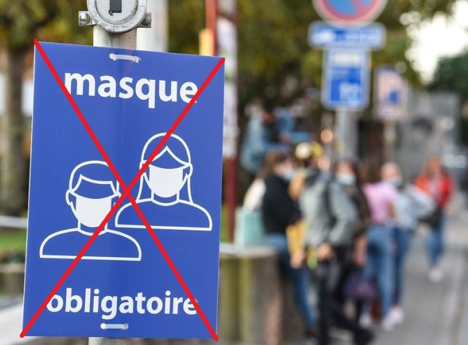 Seine-Maritime : le port du masque n’est plus obligatoire en extérieur à partir du 2 février 