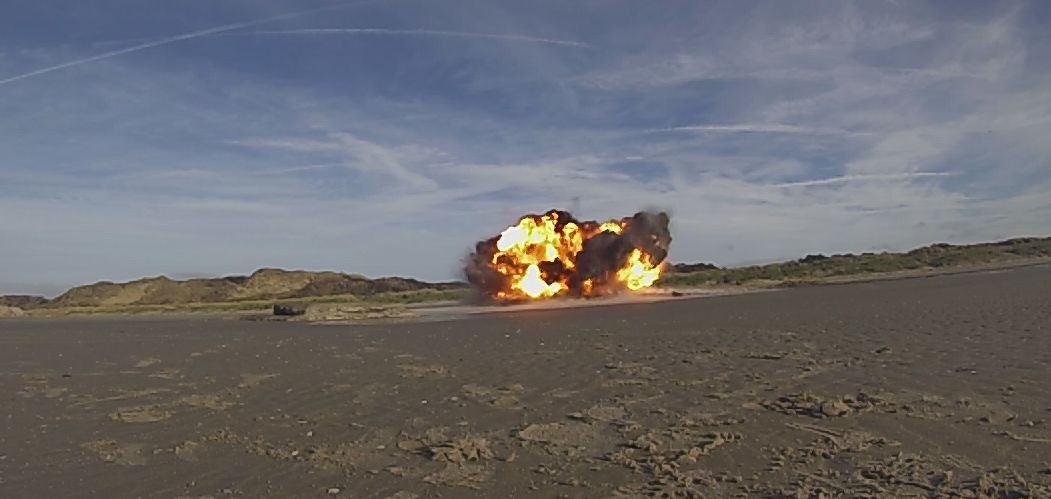 La bombe a été détruite ce mercredi par les plongeurs-démineurs de la Marine nationale (Photo : Marine nationale)