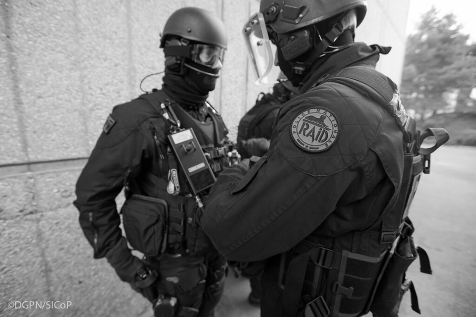Le RAID, l'unité d'élite de la police nationale participera à cette manoeuvre d'entraînement - Illustration © DGPN