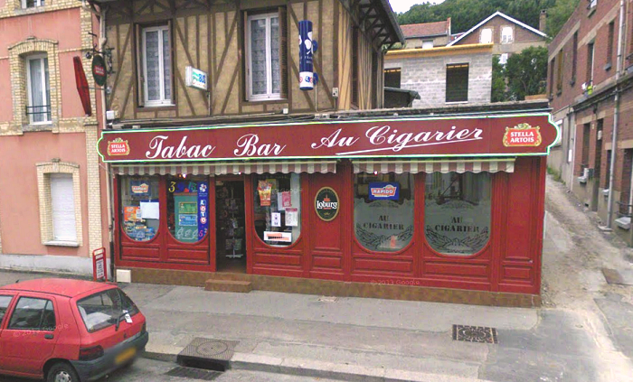 Le gérant du bar-tabac a été blessé au thorax. Il a été pris en charge par les sapeurs-pompiers (@Google Maps)