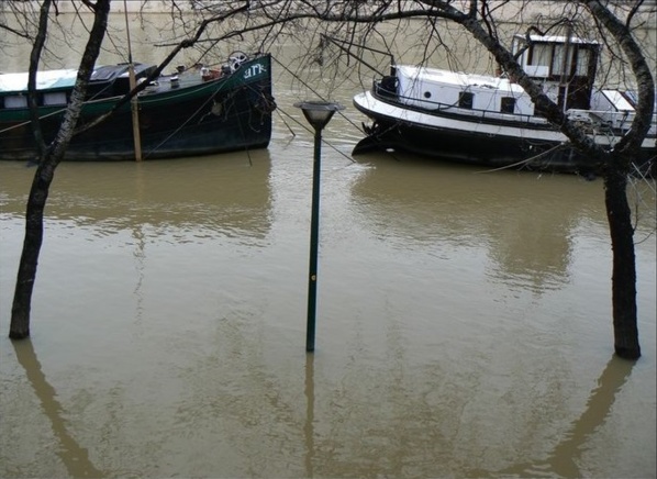 Risques de débordement de la Seine en Seine-Maritime
