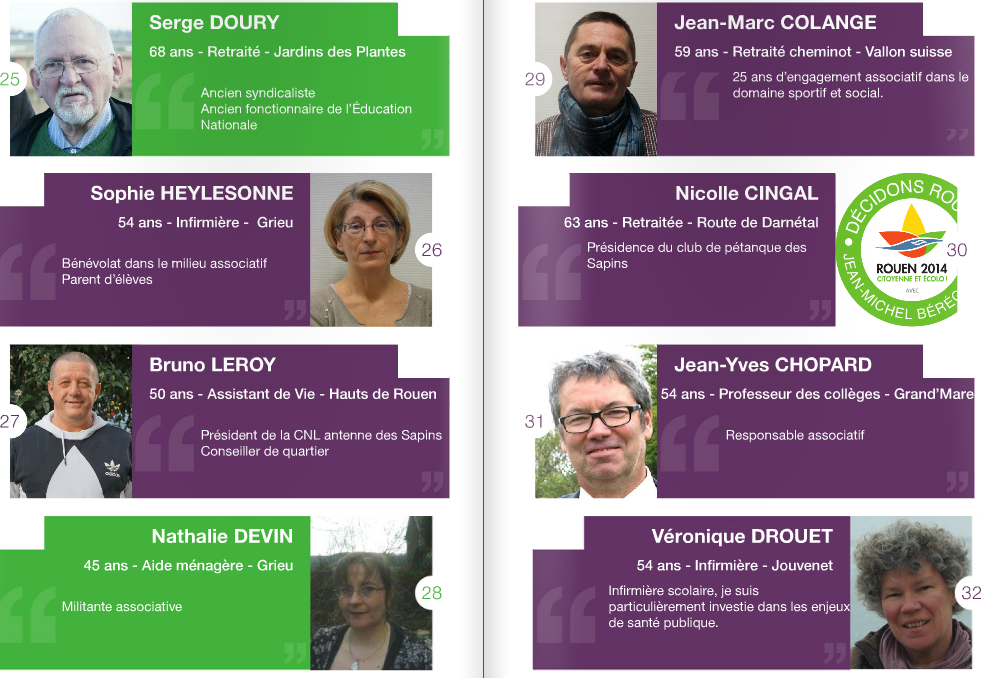 Jean-Michel Bérégovoy dévoile les 55 noms (et visages) de la liste Décidons Rouen