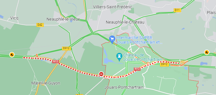 Exercice de sécurité : la RN 12 fermée cette nuit de jeudi à vendredi dans les Yvelines 