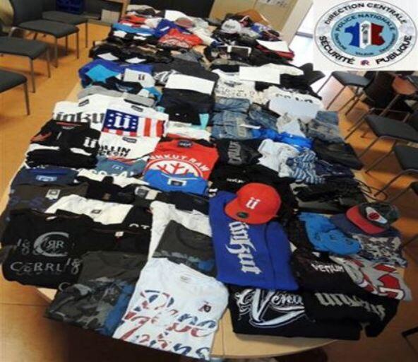 Une partie des marchandises a été retrouvée lors des perquisitions (Photo Police nationale)
