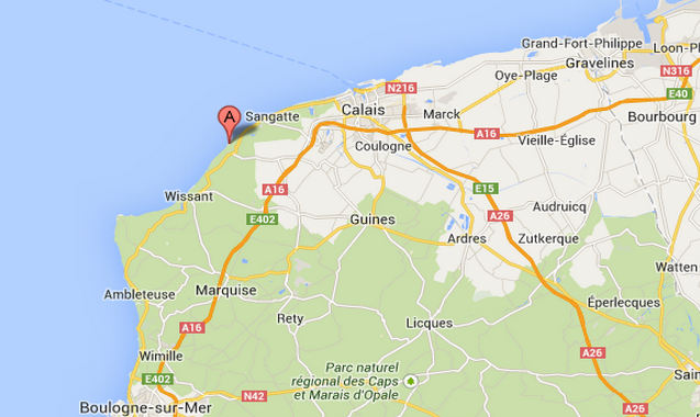 Sauvetage d'une femme ayant chuté de la falaise au Cap Blanc-Nez (Pas-de-Calais)