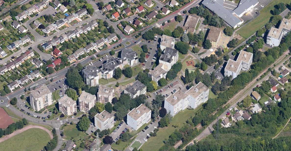 L'incendiaire présumé mettait le feu à des voitures du quartier des Bouttières où il habite  @Google Maps