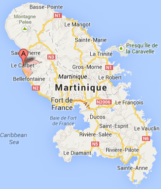 La famille Gouteux avait prévu de passer une semaine de vacances au Carbet, sur la côte ouest de l'île