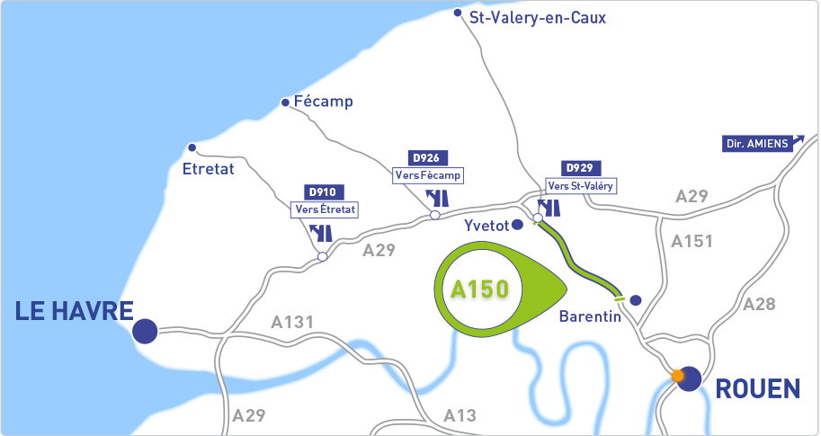 Yvetot - Rouen : touchée par la crise sanitaire, l’A150 retrouve son activité de 2019 