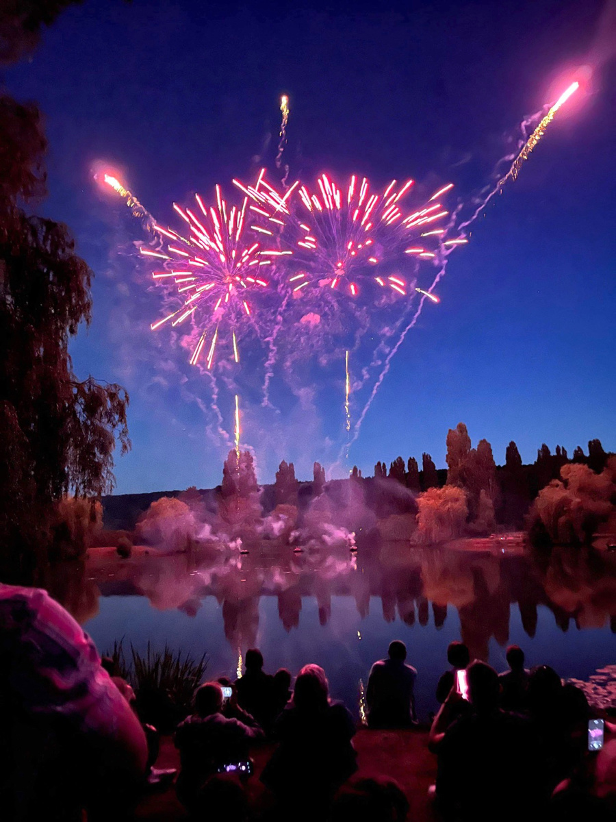 Le feu d’artifice a eu lieu à Bueil avec un peu d’avance sur la fête nationale - Photo @ V.L. / infoNormandie