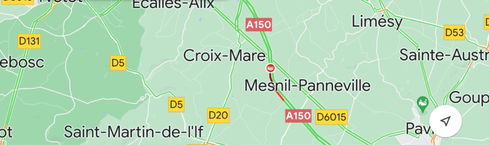 Seine-Maritime. Feu de poids lourd sur l’A150 entre Yvetot et Rouen : appel à la prudence 