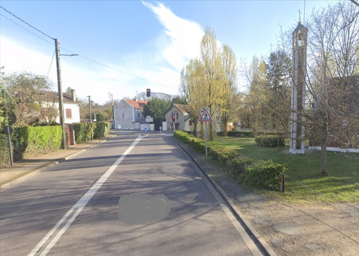 L’accident s’est produit rue de La Chapelle dans le secteur de l’Hautil à Triel-sur-Seine