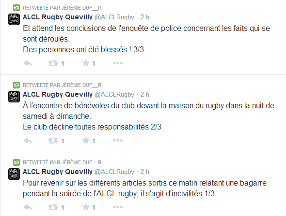 Pugilat à la Maison du rugby à Grand-Quevilly : trois blessés, cinq gardes à vue